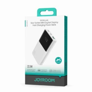 joyroom-200 JOYROOM JR-QP191 Mini 22.5W Star Series Digital Display Fast Charging Power Bank 10,000mAh (Black) product image