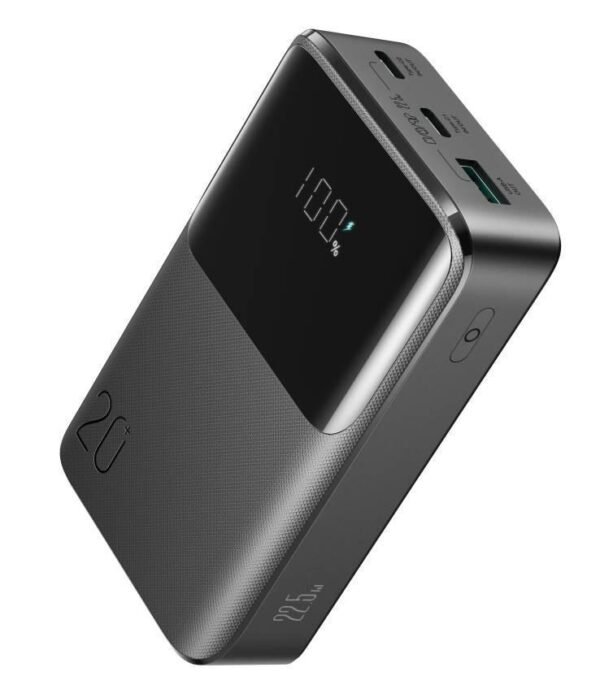 joyroom-201 JOYROOM JR-QP192 Mini 22.5W Star Series Digital Display Fast Charging Power Bank 20,000mAh (Black) product image