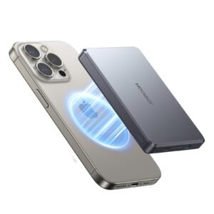 joyroom-208 JOYROOM JR-PBM08 Pro 20W Ultra-Slim Metal Magnetic Wireless Power Bank 10000mAh (Space Grey) product image