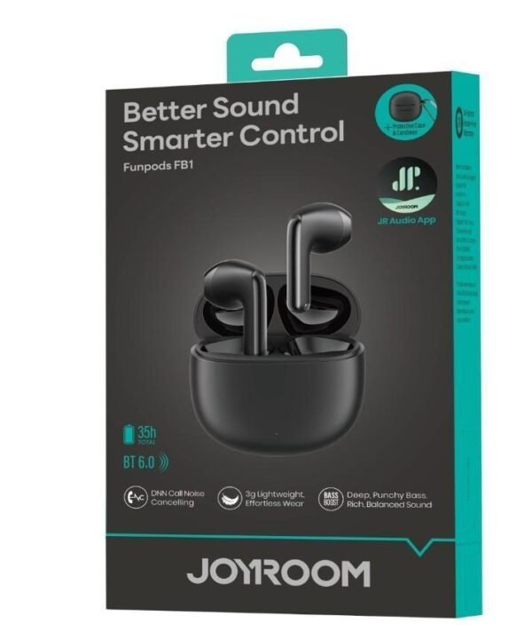 joyroom-jr-fb1-funpods-bluetooth-6-true-wireless-earbuds JOYROOM JR-FB1 Funpods Bluetooth 6.0 True Wireless Earbuds supplier product image