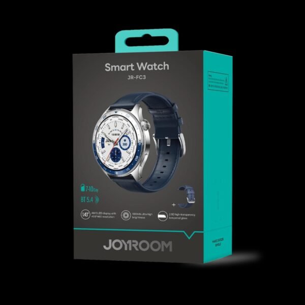 joyroom-jr-fc3-amoled-bluetooth-calling-smart-watch-two-straps JOYROOM JR-FC3 Classic Series 1.43-inch AMOLED Bluetooth Calling Smart Watch (Two Straps) supplier product image