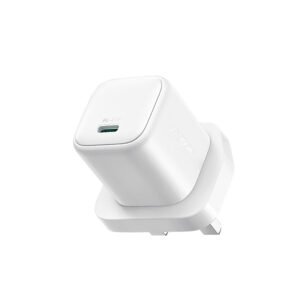 joyroom-jr-tcg15-30w-gan-mini-charger-uk-white JOYROOM JR-TCG15 30W GaN mini USB-C charger white UK Type-G plug
