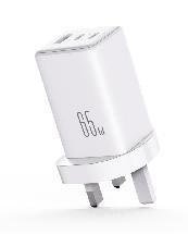 joyroom-jr-tg10-65w-gan-3-port-charger-100w-usb-c-cable-uk-black JOYROOM JR-TG10 65W charger black UK Type-G
