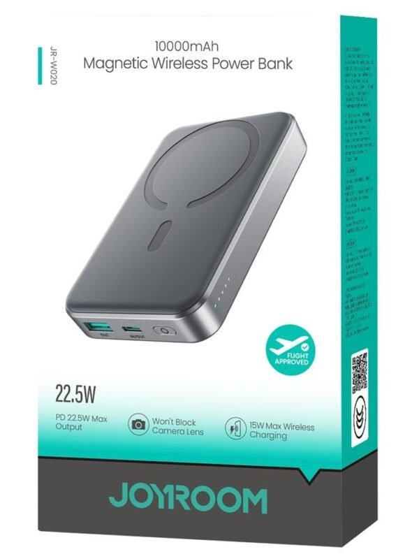 JOYROOM JR-W020 22.5W Magnetic Wireless Power Bank 10000mAh product image