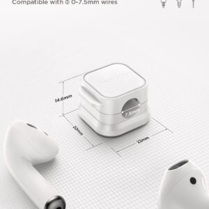 JOYROOM JR-ZS368 Magnetic Cable Organizer — 6 Pieces (Black) supplier product image
