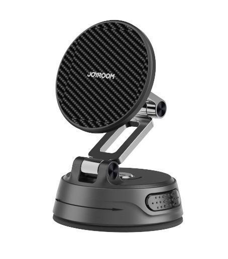 JOYROOM JR-ZS510 MagSafe Foldable Gel Suction Car Phone Mount (Gunmetal Black) supplier product image