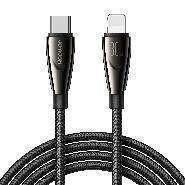 joyroom-sa31-cl3-cable JOYROOM SA31-CL3 USB-C to Lightning cable in black